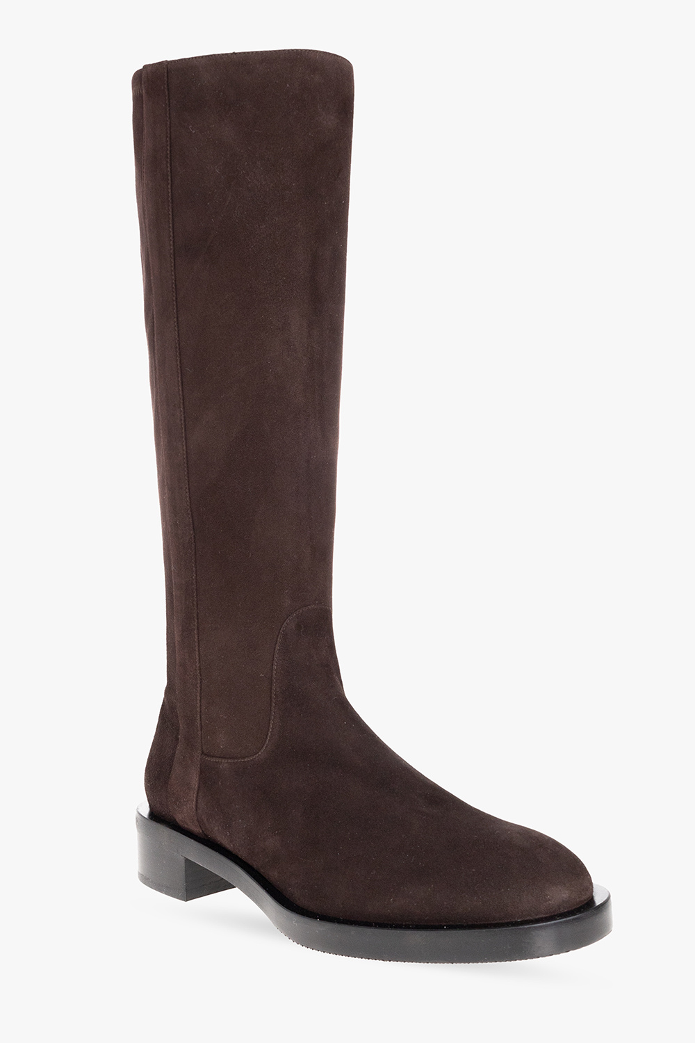 Brown Sadie suede boots Stuart Weitzman IetpShops TW Naomi